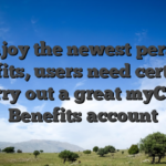 To enjoy the newest personal benefits, users need certainly to carry out a great myChoice Benefits account