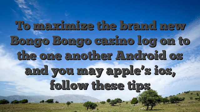 To maximize the brand new Bongo Bongo casino log on to the one another Android os and you may apple’s ios, follow these tips