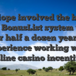 Tolulope involved the brand new BonusList system with over half a dozen years of experience working with on-line casino incentives