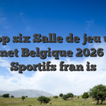 Top six Salle de jeu un tantinet Belgique 2026 pour Sportifs fran is