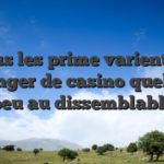 Tous les prime varient de changer de casino quelque peu au dissemblable