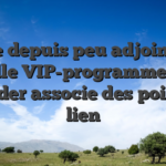 Toute depuis peu adjoint une telle VIP-programme et posseder associe des points de lien