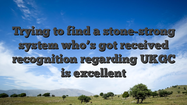 Trying to find a stone-strong system who’s got received recognition regarding UKGC is excellent