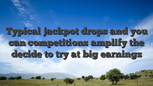 Typical jackpot drops and you can competitions amplify the decide to try at big earnings