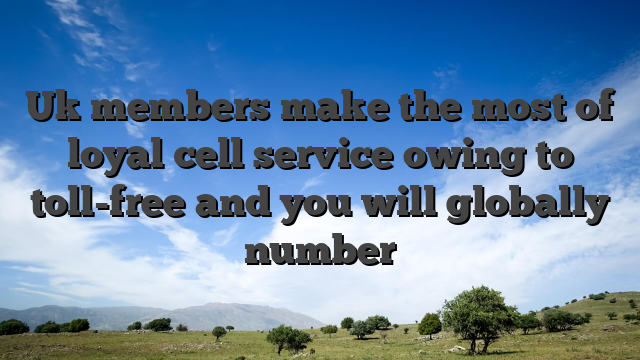 Uk members make the most of loyal cell service owing to toll-free and you will globally number
