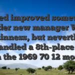 United improved somewhat under new manager Wilf McGuinness, but nevertheless just handled a 8th-place finish from the 1969�70 12 months