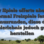 Unser Spiele offerte aber und abermal Freispiele ferner Bonusrunden, diese das Spielerlebnis jedoch geiler herstellen
