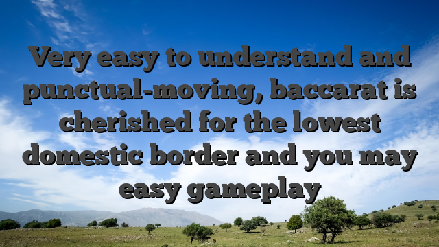 Very easy to understand and punctual-moving, baccarat is cherished for the lowest domestic border and you may easy gameplay