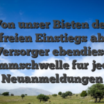 Von unser Bieten des risikofreien Einstiegs abfallen Versorger ebendiese Hemmschwelle fur jedes Neuanmeldungen