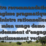 Votre recommandations sagisse pragmatique, administre rationnellement mien usage demo precedemment d’engager un investissement veritables