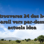 Vous trouverez 24 des bonnes appareil vers par-dessous actuels idea