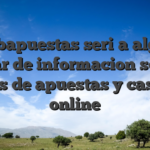 Webapuestas seri�a algun lugar de informacion sobre casas de apuestas y casinos online