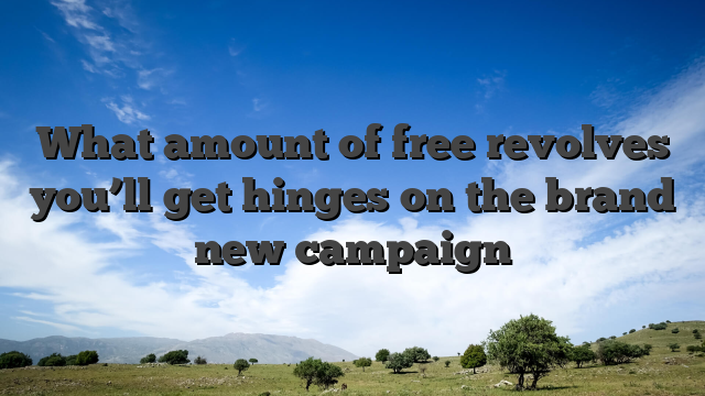What amount of free revolves you’ll get hinges on the brand new campaign