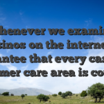 Whenever we examine casinos on the internet, i guarantee that every casino’s customer care area is covered