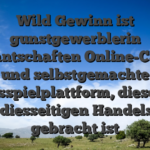 Wild Gewinn ist gunstgewerblerin bekanntschaften Online-Casino- und selbstgemachte Glucksspielplattform, diese 2020 nach diesseitigen Handelsplatz gebracht ist