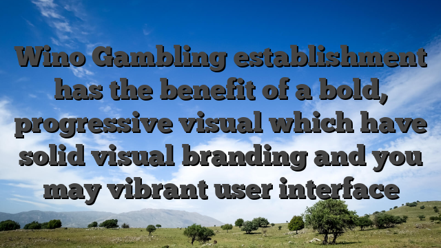 Wino Gambling establishment has the benefit of a bold, progressive visual which have solid visual branding and you may vibrant user interface
