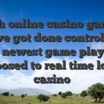 With online casino games, you’ve got done control over the newest game play, as opposed to real time local casino