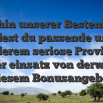 Within unserer Bestenliste findest du passende unter anderem seriose Provider unter einsatz von derweise diesem Bonusangebot