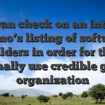 You can check on an internet casino’s listing of software builders in order for they normally use credible game organization