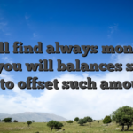 You’ll find always monitors and you will balances set up one to offset such amounts