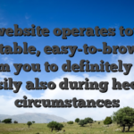 Your website operates towards a stable, easy-to-browse system you to definitely loads easily also during hectic circumstances