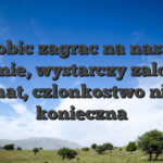 Zrobic zagrac na naszej stronie, wystarczy zalozyc automat, czlonkostwo nie jest konieczna
