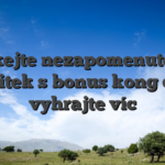 Získejte nezapomenutelný zážitek s bonus kong cz a vyhrajte víc