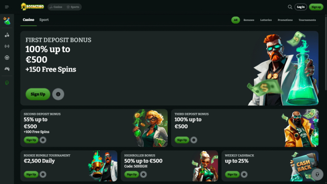 Boomzino Casino: Premium Slots Games & Welcome Bonus