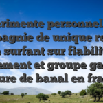 experimente personnelle en compagnie de unique repose en surfant sur fiabilite, affolement et groupe gaming assure de banal en france