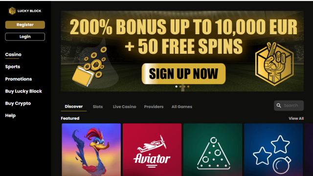 Sicheres Login, VIP, Slots, Live Spiele