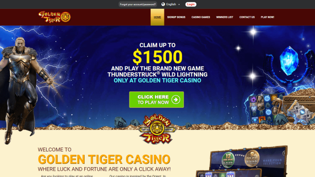Tiger Spin Casino 2026 Kirish va depozitsiz bonus kodini oling