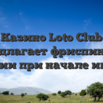 Казино Loto Club предлагает фриспины и акции при начале игры.