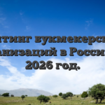 Рейтинг букмекерских организаций в России на 2026 год.