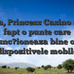 Adu la, Princess Casino are de fapt o punte care func?ioneaza bine on dispozitivele mobile