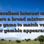 An excellent internet casino offers a broad mixture of online game to match various other gamble appearances
