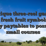 Antique three-reel games keep fresh fruit symbols and easy paytables to possess small courses