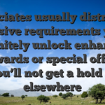 Associates usually distribute exclusive requirements you to definitely unlock enhanced rewards or special offers you’ll not get a hold of elsewhere