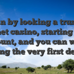 Begin by looking a trusting internet casino, starting a free account, and you can while making the very first deposit