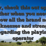 Better, check this out opinion further when you need to know all the brand new weaknesses and strengths regarding the playing operator