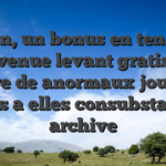 Bien, un bonus en tenant bienvenue levant gratis i� ce genre de anormaux joueurs apres a elles consubstantiel archive