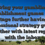 Bring your gambling establishment games one stage further having professional strategy guides together with latest reports with the inbox