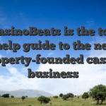 CasinoBeats is the top self-help guide to the net and property-founded casino business