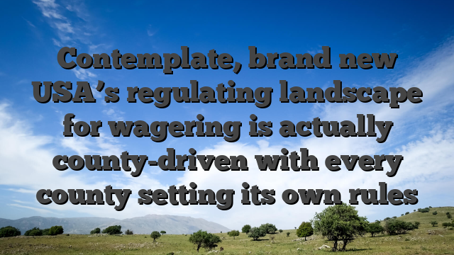 Contemplate, brand new USA’s regulating landscape for wagering is actually county-driven with every county setting its own rules
