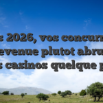 Dans 2026, vos concurrents est devenue plutot abrupt de vos casinos quelque peu
