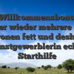 Der Willkommensbonus ist immer wieder mehrere 1000 Euronen fett und deshalb gunstgewerblerin echte Starthilfe