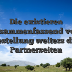 Die existieren zusammenfassend vom Hilfestellung weiters durch Partnerseiten