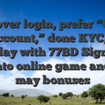 Discover login, prefer “Carry out account,” done KYC, after that play with 77BD Sign on to get into online game and you may bonuses