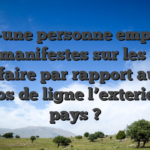 Dois-une personne emporter leurs manifestes sur les gains affaire par rapport aux casinos de ligne l’exterieur du pays ?