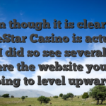 Even though it is clear one LoneStar Casino is actually legit, I did so see several areas where the website you are going to level upwards