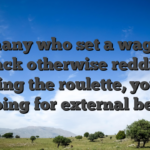For many who set a wager on black otherwise reddish during the roulette, you’re going for external bets